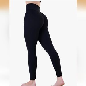 Butt Lifting Leggings for Women, High Waisted No Front Seam Tummy Control Booty